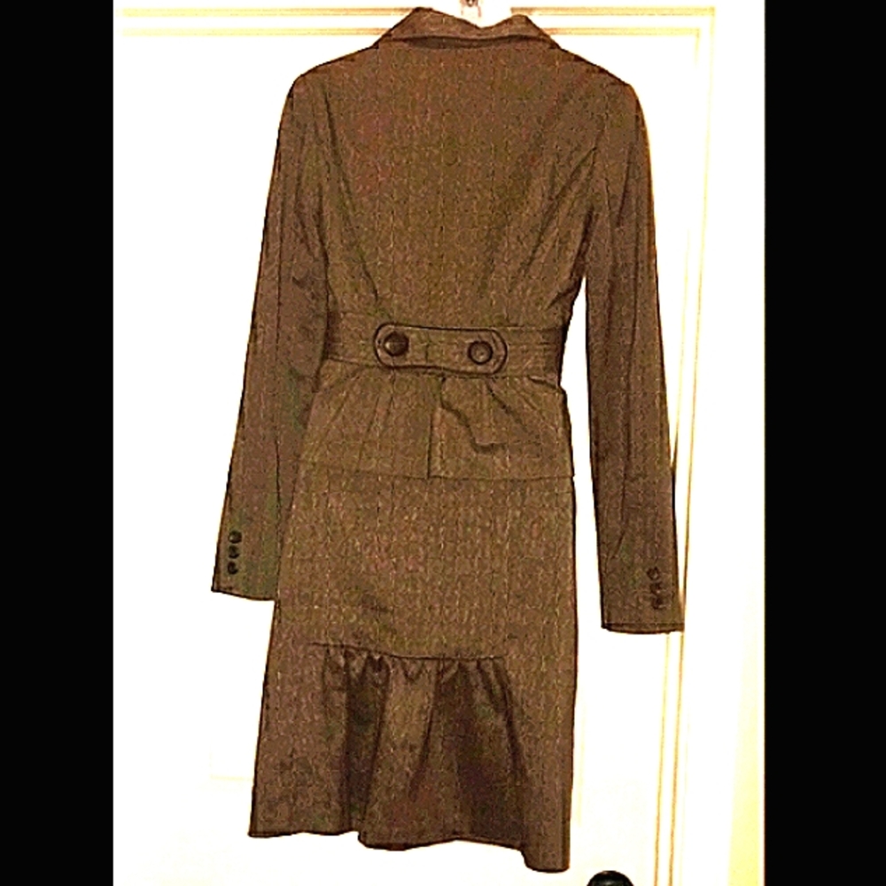 A.Byer Suit, HERRINGBONE Pattern Skirt/Jacket- M - Picture 6 of 8